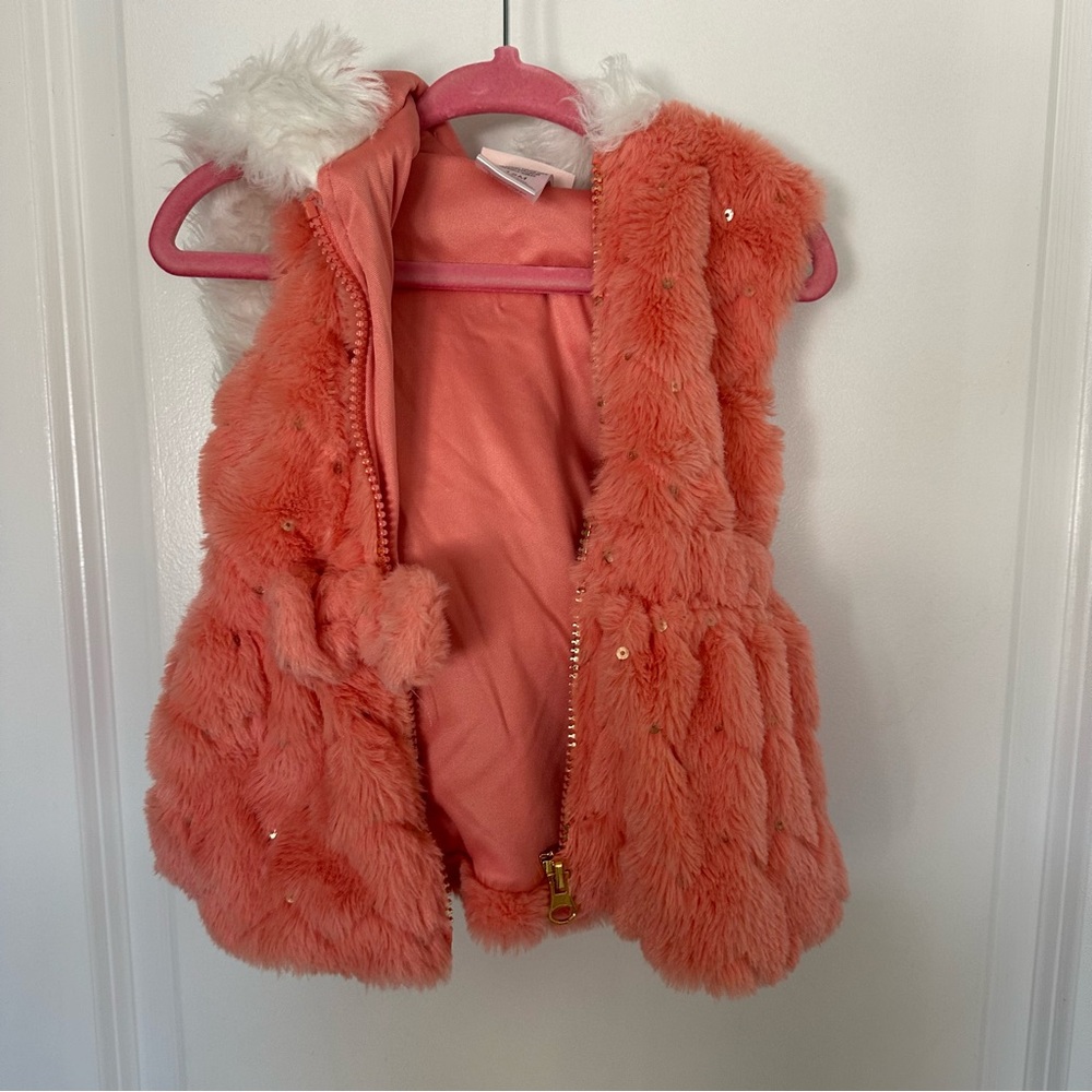 Size 12M Faux Fur Toddler Vest